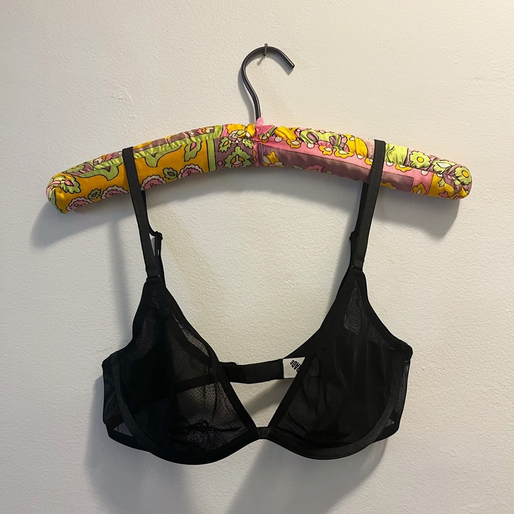 Parade silky mesh underwire triangle bra